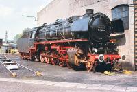 DB 043-606-3 stabled at Rheine Depot on 27 April 1977.<br><br>[Peter Todd 27/04/1977]