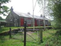 The former station at Ballindalloch in May 2012 looking south west towards Grantown-on-Spey.<br><br>[John Furnevel 24/05/2012]