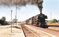 043-475-3 with a heavy iron ore train at Lathen on 26 May 1977.<br><br>[Peter Todd 26/05/1977]