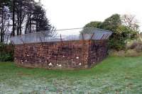 The ventilation shaft for Fairlie Tunnel in November 2012. There used to be a playpark here - you could see the smoke from a loco starting a down train at High Station and 2 minutes later the exhaust would erupt here. Not that long ago really - only half a century or so...<br><br>[Colin Miller 29/11/2012]