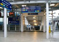 <I>It can't be... it is..!</I> The new entrance to 'sub' platforms 8 and 9 from the cross-station walkway at Waverley on 12 December 2012. Work on the platforms themselves is currently underway.<br><br>[John Furnevel 12/12/2012]