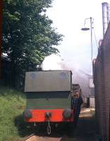 British Aluminium's pug shunts bauxite ore wagons at the Burntisland plant in the early summer of 1971, on the occasion of an EURS brake van trip.<br><br>[David Spaven //1971]