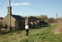 The station coal drops and weighbridge house at Whittingham on the Alnwick - Coldstream line in August 2006.<br><br>[Brian Taylor /08/2006]