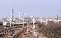 View over Riverside Junction, Ely, in January 1987.<br><br>[Ian Dinmore /01/1987]