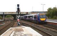 170423 heads south from Perth on 13 October 2012 with a service to Edinburgh from Inverness.<br><br>[John McIntyre 13/10/2012]