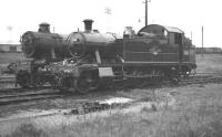 Collett 2-6-2T no 5545 in the yard at Cardiff Canton in October 1961.<br><br>[K A Gray 03/10/1961]