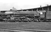 DB oil-fired 2-8-2 No. 042 168, photographed during a visit to Rheine depot in the summer of 1974.<br><br>[Bill Jamieson 07/09/1974]