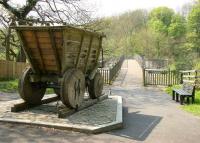 Built in 1725/1726, the Causey Arch on the Tanfield Railway in County Durham is the world's oldest surviving single-arch railway bridge. It once handled 900 horse drawn coal wagons per day plying the route between the local collieries and the River Tyne. A reproduction of one of the early wooden coal wagons stands alongside [see image 40025].<br><br>[John Furnevel 09/05/2006]