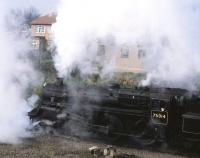 75014 in action at Loughborough Central on 4 April 2002.<br><br>[Peter Todd 04/04/2002]