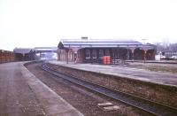 The Joint Line platforms at March station in February 1991, looking south.<br><br>[Ian Dinmore /02/1991]
