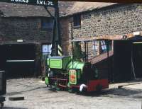 Kerr Stewart 0-4-0ST 'Pixie' (4260/1922) at Stonehenge Works on the 2 ft gauge Leighton Buzzard Light Railway in June 2002.<br><br>[Peter Todd 02/06/2002]