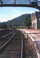 Platform view west at Achnasheen in 1972.<br><br>[Colin Miller //1972]