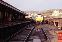 Running round at Kyle of Lochalsh in August 1972. <br><br>[Colin Miller /08/1972]