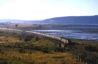 East of Millburn Junction in summer 1973, a Class 47-hauled Motorail service from Inverness powers into the 1-in-60 climb towards Culloden Moor.<br><br>[David Spaven //1973]