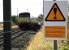 <i>You have been warned!</i> Approaching Warkworth level crossing, October 2012. [See image 40692] <br><br>[John Furnevel 08/10/2012]