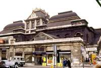 Just another three years to go... The neglected-looking frontage of Broad Street station in 1983.<br><br>[Ian Dinmore //1983]