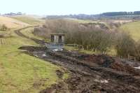 View south to Borthwick Bank on 16 February 2013. An access point has now been established here.<br><br>[Bill Roberton 16/02/2013]