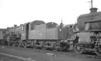 Ivatt 2MT 2-6-0 no 46522 photographed on Upperby shed in April 1967, a month before official withdrawal.<br><br>[K A Gray 29/04/1967]