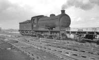 A down freight passing through Heaton Yard in May 1963. The locomotive is J27 0-6-0 no 65821 of Percy Main shed.<br><br>[K A Gray 25/05/1963]