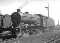 J38 0-6-0 no 65914 photographed on its home shed at Thornton Junction in the summer of 1966. The locomotive was withdrawn from here some 3 months later and cut up at Arnott Young, Old Kilpatrick, in mid 1967.<br><br>[K A Gray //1966]