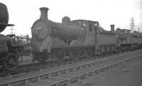 One of Carlisle Canal's allocation of J36 0-6-0s, no 65237, stands in the sidings alongside the shed on 4 August 1962, approximately 3 months before withdrawal. <br><br>[K A Gray 04/08/1962]