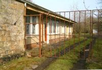 Looking along the platform side of the former Rosslynlee station in March 2013 [see image 42280]. View is north east towards Hawthornden Junction.<br><br>[John Furnevel 06/03/2013]