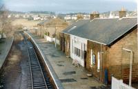 Looking over Kilmacolm during its final days in December 1982 towards Princes Pier. [See image 42381] <br><br>[Colin Miller /12/1982]