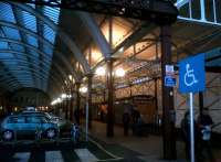 Nice warm dusk colours at Green Park just after Christmas 2012. Just needs a bit of steam and smoke...<br><br>[Ken Strachan 28/12/2012]