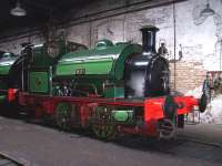 0-4-0ST no 2 (Hawthorn Leslie 2859 of 1911) photographed on 30 March 2013 inside Marley Hill shed.<br><br>[Colin Alexander 30/03/2013]