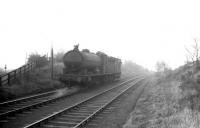 Q6 0-8-0 no 63357 near Beamish up distant on a misty 15 February 1964 [see image 27314].<br><br>[K A Gray 15/02/1964]