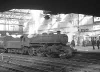 43045 arrives at Carlisle on 7 March 1964 with the Saturday morning 10.48am service from Langholm.<br><br>[K A Gray 07/03/1964]