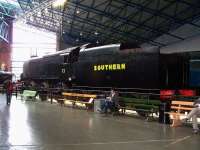 Bulleid Q1 0-6-0 no C1 on display in the National Railway Museum, York, on 8 April 2013.<br><br>[Colin Alexander 08/04/2013]