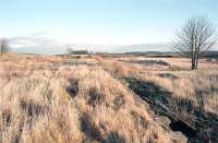 Remains at Tillynaught Junction in 1997. View north with the Banff line to the right and main line to the left. [See image 6684] <br><br>[Ewan Crawford //1997]