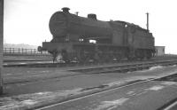 Ex-LMS Fowler 7F 0-8-0 no 49618 stands in the shed yard at 24D Lower Darwen on 25 September 1960. The locomotive was eventually withdrawn from Agecroft shed in October the following year and cut up at the Central Wagon Co, Ince, Wigan, a month later.<br><br>[K A Gray 25/09/1960]