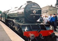 Preserved V2 2-6-2 no 60800 <I>Green Arrow</I> photographed at Scarborough in 2003.<br><br>[Colin Alexander //2003]