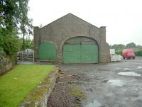 The Dundee end of the old Newtyle station in 1998 looking north. The Hatton incline is behind the camera.<br><br>[Ewan Crawford //1998]