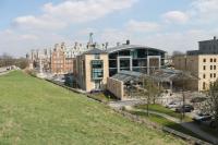 The original, long closed, terminus station inside the city walls at York was demolished recently but some parts have been tastefully incorporated into the new development. [See image 34693] for the same scene less than two years earlier.<br><br>[Mark Bartlett 20/04/2013]