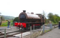 WPR No 15 is Barclay built J94 no 2183 from 1945. (I first saw this locomotive at Muir's Yard, Thornton, in 1983). No 15 has been restored to working order on the Avon Valley Railway and is seen here at Avon Riverside on 29 April 2013. For now its depot will be at Bitton. [See image 19178]<br><br>[Peter Todd 29/04/2013]