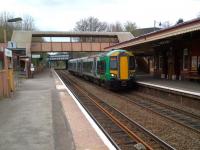 172215 calls at Hall Green forming the 15.05 to Worcester Foregate Street on a quiet Sunday afternoon.<br><br>[Ken Strachan 28/04/2013]