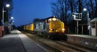37611 leading and 37603 on the rear of a Network Rail test train at Rufford on the evening of 1 May 2013.<br><br>[John McIntyre 01/05/2013]
