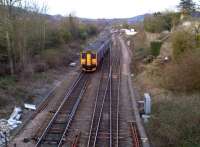 <h4><a href='/locations/B/Bathampton_Junction'>Bathampton Junction</a></h4><p><small><a href='/companies/G/Great_Western_Railway'>Great Western Railway</a></small></p><p>A class 150 Sprinter turns off the London bound Great Western main line at Bathampton Junction on 30 March to head for Weymouth. See image <a href='/img/42/821/index.html'>42821</a> 17/122</p><p>30/03/2013<br><small><a href='/contributors/Ken_Strachan'>Ken Strachan</a></small></p>