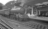 York shed's B16 4-6-0 no 61455 brings the 10.25am Scarborough - Glasgow Queen Street into Newcastle Central on a summer Saturday in June 1961.<br><br>[K A Gray 24/06/1961]