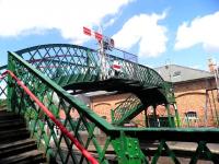 The station footbridge at Alresford, May 2013.<br><br>[John Yellowlees 27/05/2013]