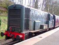 Platform scene at Ingrow West on 27 April featuring D0226. [See image 43013]<br><br>[Colin Alexander 27/04/2013]