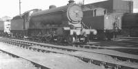 Raven B16 4-6-0 no 61422 stands in the shed yard at Frodingham in May 1961.<br><br>[K A Gray 27/05/1961]