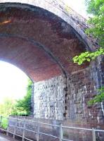 Scene west of Connel Ferry station in June 2010 showing the two bridges. The original is the single track on the right, the double track one being added with the opening of the Ballachulish Branch and the major alterations which came with that. The branch then used the original bridge and Oban line the double. The pair now only carry one track.<br><br>[Colin Miller 30/06/2010]