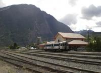 A well kept Canadian secret that I happened upon by chance. This is the Kaoham Shuttle that runs one return trip a day for local people on the scenic line from tiny Seton to not much bigger Lillooet. The train is a privately operated twin-car DMU but it runs in CN colours on CN tracks and is seen here on layover prior to returning to Seton in the afternoon.<br><br>[Malcolm Chattwood 23/05/2013]