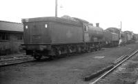 Q6 0-8-0 no 63436 standing in the shed yard at Darlington on 26 October 1963.<br><br>[K A Gray 26/10/1963]