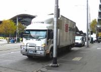 <I>Mein Gott! Here also... and in a Japanese truck! </I> Scene outside Melbourne's Southern Cross station on 27 May 2013.<br><br>[Colin Miller 27/05/2013]