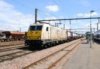 Eurofreight locomotive E186 303 4 takes a train of tanks through Angouleme, south west France, on 14 June 2013.<br>
<br><br>[Peter Todd 14/06/2013]